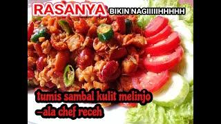 Cara memasak kulit melinjo. Tumis Sambal Kulit Melinjo. Resep masakan mudah dan enak