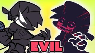 FRIDAY NIGHT FUNKIN' mod EVIL Boyfriend vs BF!