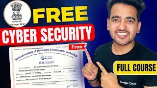 Govt. of India Course  FREE Cybersecurity Training With Free Certificate for Entry Level Jobs