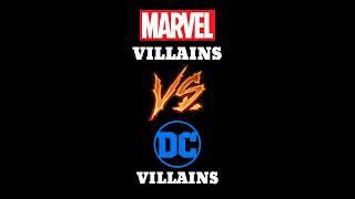 MARVEL VILLAINS VS DC VILLAINS  #MARVELVSDC #MARVEL #DC #shorts