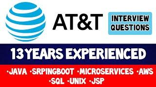 AT&T Java Interview Questions and Answers | 10 + years Experienced