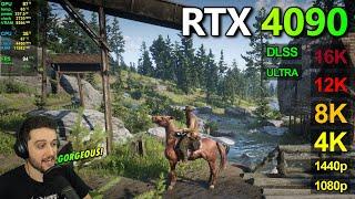 RTX 4090 | Red Dead Redemption 2 - 1080p, 1440p, 4K, 8K, 12K, 16K