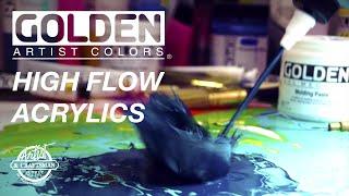 GOLDEN - High Flow Acrylics: Unique and Versatile Tool for Artists - Artist & Craftsman Supply