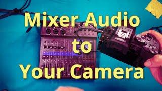 Mixer Audio to Camera