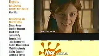 Nickelodeon Split Screen Credits Error (December 26?, 2001)