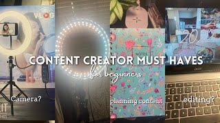 Content Creator Must Haves for Beginners + What equipment I use