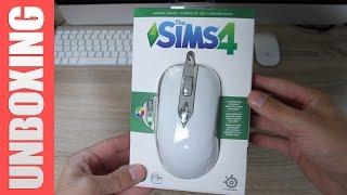 THE SIMS 4 STEELSERIES GAMING MOUSE UNBOXING