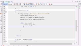 JSP JDBC tutorial