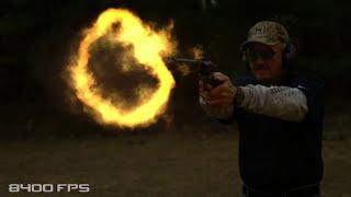 .45-70 Hand Cannon revolver Slow-Mo unedited in 60FPS!