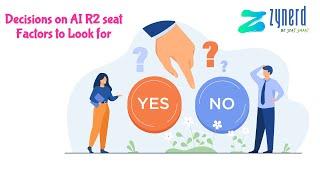 AI R2 Joining Decisions - Factors / Allotment Mapping / Ranks Scan in ZyNerd - A Structured Approach