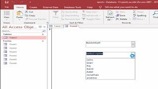 Microsoft access| Fill Combobox depends on another combobox in ms access database forms  using VBA