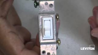 What is a Leviton Single Pole Switch?