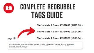 THE COMPLETE REDBUBBLE TAGS GUIDE IN 3 MINUTES