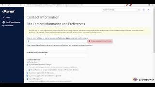 How to Update Contact Info in cPanel - Voxfor