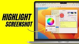 How to Highlight Screenshots in Mac?