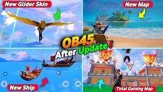 After Update New Map New Glider  New Ship Free Fire Best map Ob45 !