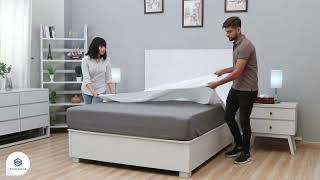 How to install mattress protector?