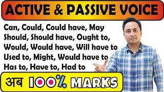 Active to Passive Voice of Modal Verbs | Part # 2