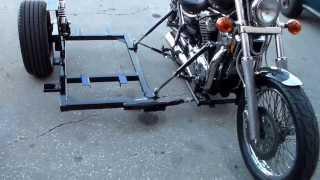 Suzuki Intruder 1400 with sidecar frame Part 2