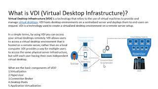What is Virtual Desktop Infrastructure (VDI) |Virtual Desktop Infrastructure (VDI): All You Need To