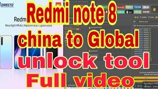 REDMI NOTE 8 China to Global unlock tool
