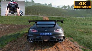 Forza Horizon 5 - MERCEDES AMG GT BLACK SERIES - Test Drive with THRUSTMASTER TS-XW + TH8A - 4K