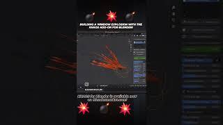 Epic Window Explosion VFX | Breakdown utilizing KHAOS Add-on #b3d #blender3d #vfx #3d #aftereffects