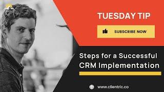 Steps for a Successful CRM implementation