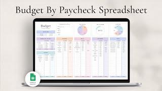 Budget by Paycheck & Budget by Paycheck + Spreadsheet for Google Sheets - Haye Ameri