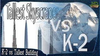 K2 Mountain Compared with Tallest Buildings | Amazing Pakistan | Hdsheet