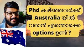 Options in Australia after PhD|| Jobs|| Immigration