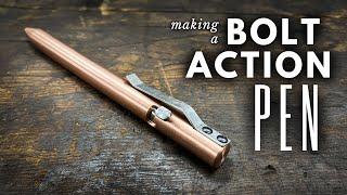 Making a BOLT ACTION Pen || INHERITANCE MACHINING