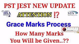 PST JEST NEW UPDATE | Grace Marks Are Given | How Many Marks Awarded | Science By Nazir