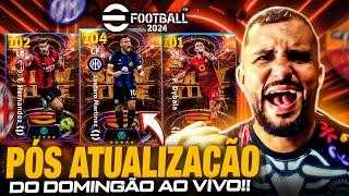  PÓS ATUALIZAÇÃO DO DOMINGO AO VIVO | CONFERINDO AS NOVIDADES DA ATUALIZAÇÃO | EFOOTBALL 2024