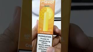 Ultra refreshing pineapple disposable vape ! - Mevol Bar 600 #shorts #unboxing #asmr #satisfying