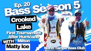 Crooked Lake First Bass Fishing Tournament After Hurricane Milton 2nd Place Finish Ep 20