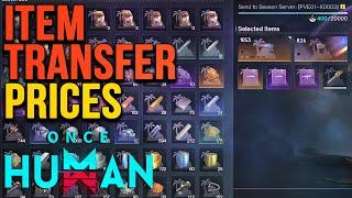 All Items and their Prices That You Can Transfer to the New Season in Once Human