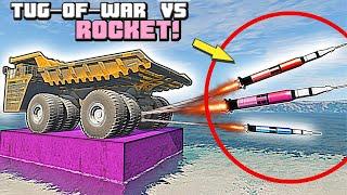 What vehicles will win a SPACE ROCKET in TUG OF WAR - BeamNG Drive