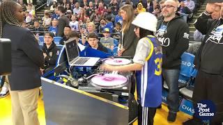 DJ Livia Warms Up Golden State Warriors