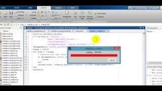 Matlab GUI: Display the processing of calculation using Waitbar