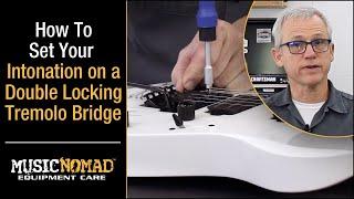 How to Set your Guitar Intonation on a Double Locking Tremolo i.e. Floyd Rose. Easy Step-by-Step.