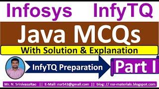 InfyTQ Java MCQs | Java MCQs for InfyTQ 2023 | Java MCQs Solution & Explanation | Java MCQs | Part-1