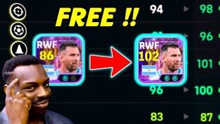 Free Booster Messi Best Training Guide  || efootball 2025 