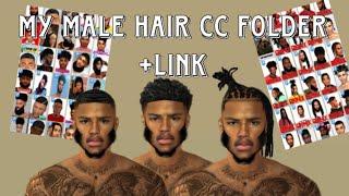 My Male Hair CC Folder/The Sims 4 CC  Folder/+Hair CC Folder Link #thesims4 #thesims4mods #hair