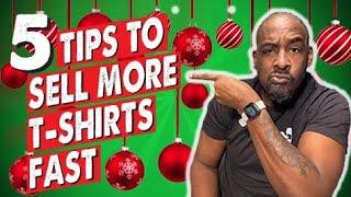 5 Tips To Sell More T shirts Fast [Black Friday]