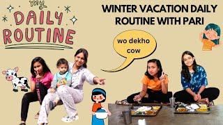 My Winter Vacation Routine With Pari |#learnwithpriyanshi #learnwithpari #Demandedvideo