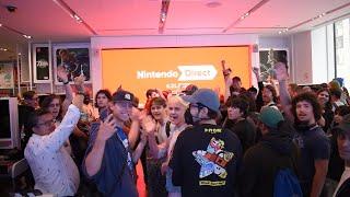 Nintendo Direct 6.21.2023 Live Reactions at Nintendo NY