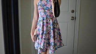 OOTD Floral Dress feat. the Pink Patent Chanel WOC