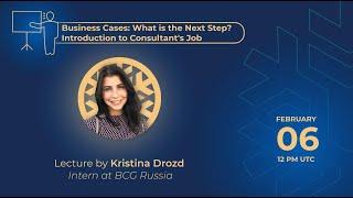 IEOx WiC 2022 Lecture Kristina Drozd: “Business Cases: What is the Next Step?”