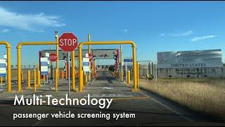 CarView InLane multi-technology, top-view passenger vehicle screening system